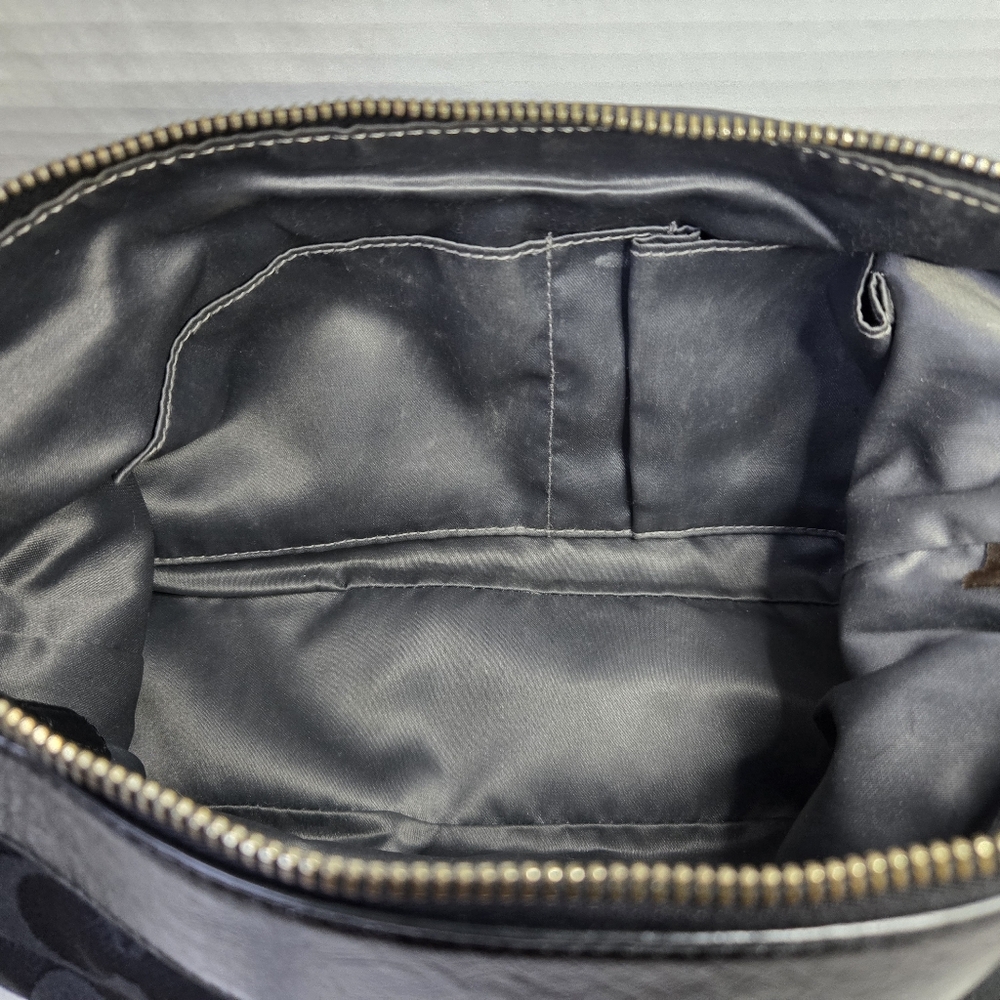 Coach Black Signature Crossbody Bag - Picture 13 of 16